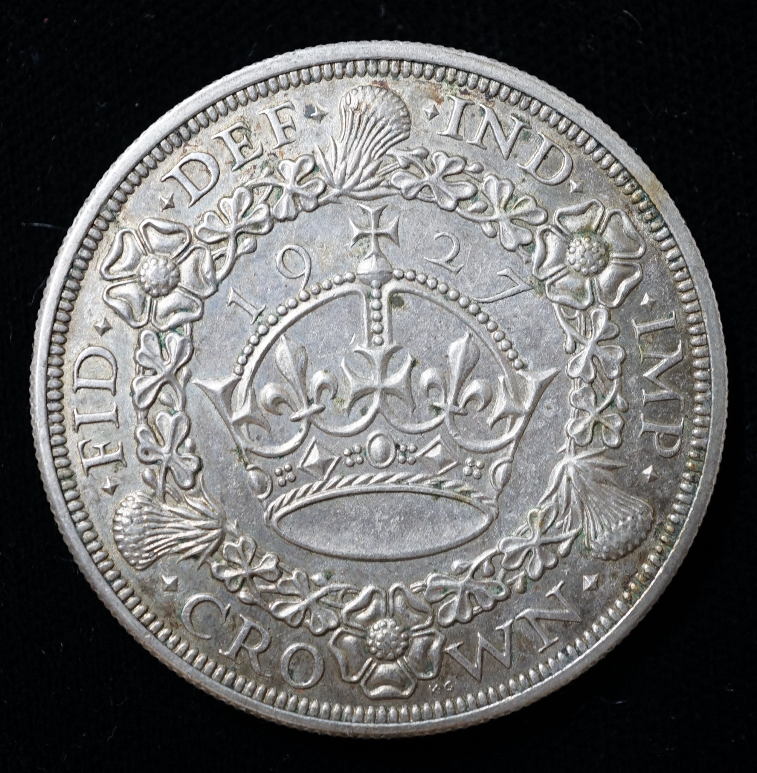 A George V crown 1927, GVF